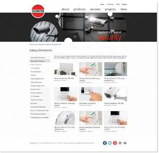 S.P. Securiton Alarm Systems Ltd Website Redesign Stands Out!